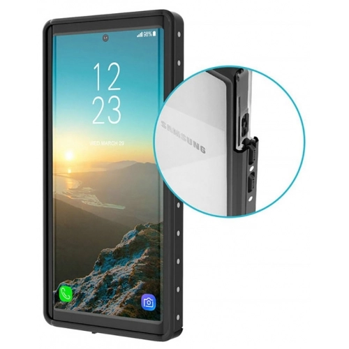 Samsung Galaxy S20 Kılıf Zore 1-1 Su Geçirmez Kılıf - Siyah