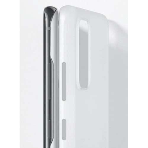 Samsung Galaxy S20 Plus Kılıf Mat Şeffaf Esnek Kaliteli Ultra İnce PP Silikon - Beyaz