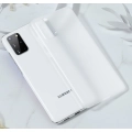 Samsung Galaxy S20 Plus Kılıf Mat Şeffaf Esnek Kaliteli Ultra İnce PP Silikon  - Beyaz