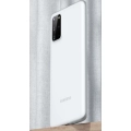 Samsung Galaxy S20 Plus Kılıf Mat Şeffaf Esnek Kaliteli Ultra İnce PP Silikon  - Beyaz