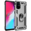 Samsung Galaxy S20 Plus Kılıf Silikon Zırhlı Standlı Yüzüklü Mıknatıslı Tank Kapak - Gri
