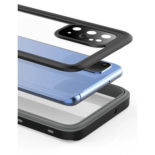 Samsung Galaxy S20 Plus Kılıf Zore 1-1 Su Geçirmez Kılıf - Siyah