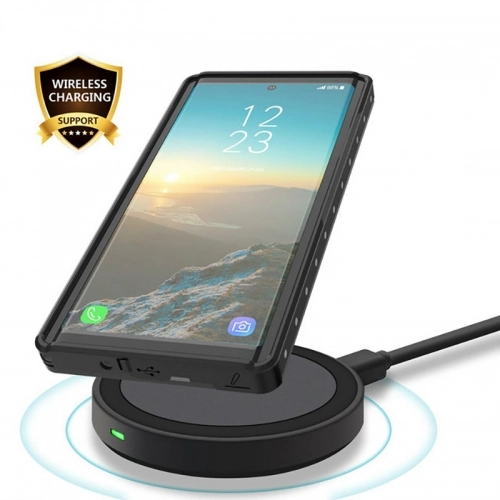 Samsung Galaxy S20 Plus Kılıf Zore 1-1 Su Geçirmez Kılıf - Siyah