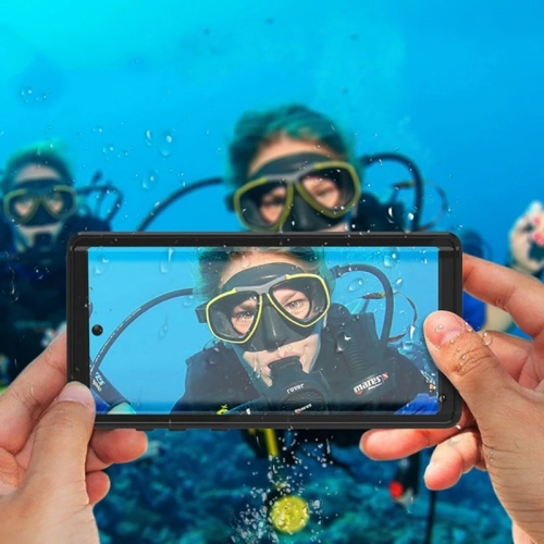 Samsung Galaxy S20 Plus Kılıf Zore 1-1 Su Geçirmez Kılıf - Siyah