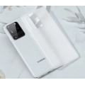 Samsung Galaxy S20 Ultra Kılıf Mat Şeffaf Esnek Kaliteli Ultra İnce PP Silikon  - Beyaz