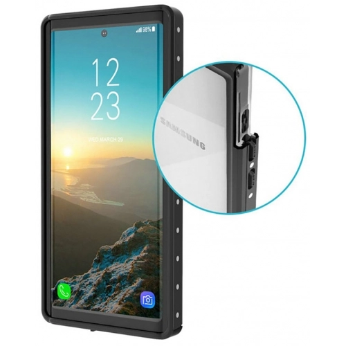 Samsung Galaxy S20 Ultra Kılıf Zore 1-1 Su Geçirmez Kılıf - Siyah