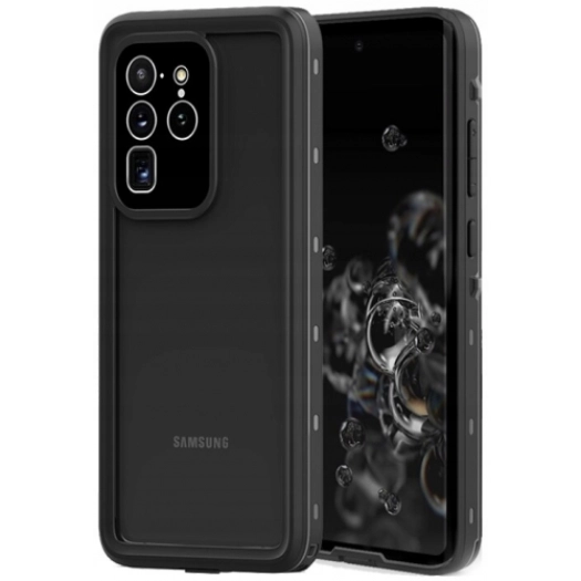 Samsung Galaxy S20 Ultra Kılıf Zore 1-1 Su Geçirmez Kılıf - Siyah