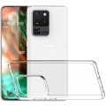 Samsung Galaxy S20 Ultra Kılıf Korumalı Kenarları Silikon Arkası Sert Coss Kapak  - Şeffaf