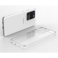 Samsung Galaxy S20 Ultra Kılıf Korumalı Kenarları Silikon Arkası Sert Coss Kapak  - Şeffaf
