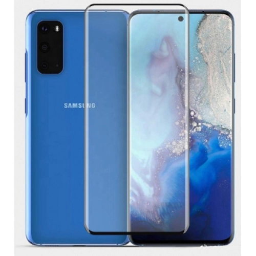 Samsung Galaxy S21 Esnek Süper Pet Jelatin Ekran Koruyucu - Siyah