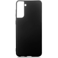 Samsung Galaxy S21 FE Kılıf İnce Soft Mat Renkli Esnek Silikon Kapak - Siyah