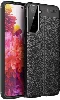 Samsung Galaxy S21 Kılıf Deri Görünümlü Parmak İzi Bırakmaz Niss Silikon - Siyah