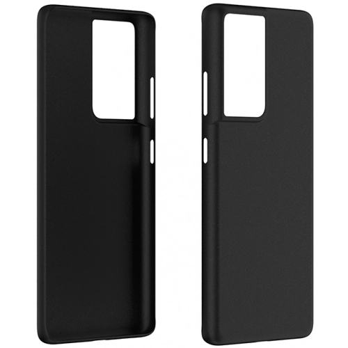 Samsung Galaxy S21 Ultra Kılıf Mat Esnek Kaliteli Ultra İnce PP Silikon 0.2mm - Siyah