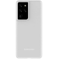 Samsung Galaxy S21 Ultra Kılıf Mat Şeffaf Esnek Kaliteli Ultra İnce PP Silikon 0.2mm - Beyaz