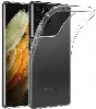 Samsung Galaxy S21 Ultra Kılıf Ultra İnce Esnek Süper Silikon 0.3mm - Şeffaf