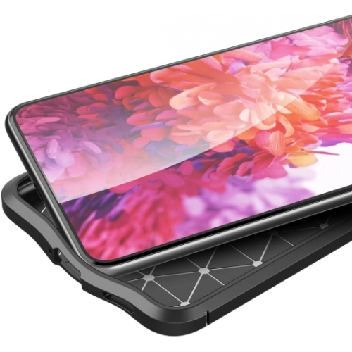 Samsung Galaxy S22 Kılıf Deri Görünümlü Lüks Parmak İzi Bırakmaz Niss Silikon Kapak - Siyah