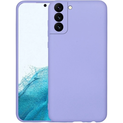 Samsung Galaxy S22 Kılıf İçi Kadife Mat Mara Lansman Silikon Kapak  - Lila