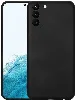 Samsung Galaxy S22 Kılıf İçi Kadife Mat Mara Lansman Silikon Kapak  - Siyah