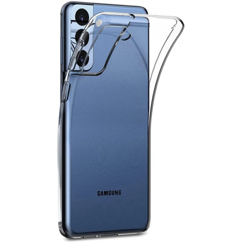 Samsung Galaxy S22 Kılıf Kamera Korumalı Esnek Silikon Kapak - Şeffaf