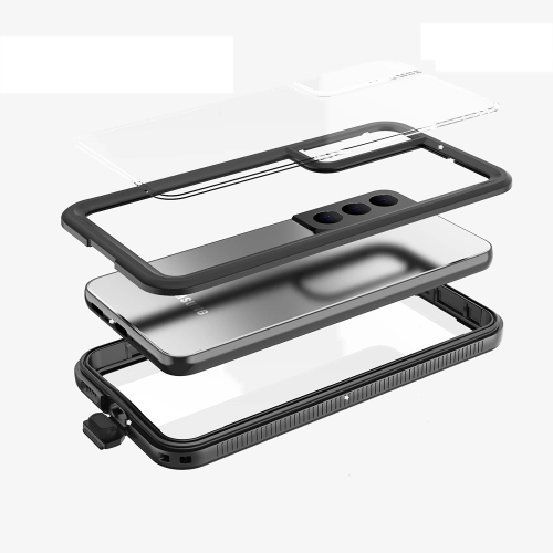 Samsung Galaxy S22 Kılıf Zore 1-1 Su Geçirmez Kılıf - Siyah