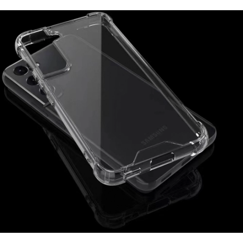 Samsung Galaxy S22 Plus Kılıf Silikon Köşe Korumalı Airbag Darbe Emici Kapak - Şeffaf