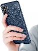 Samsung Galaxy S22 Plus Kılıf Deri Görünümlü Parmak İzi Bırakmaz Niss Silikon - Lacivert