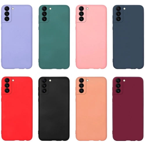 Samsung Galaxy S22 Plus Kılıf İçi Kadife Mat Mara Lansman Silikon Kapak - Açık Pembe