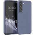 Samsung Galaxy S22 Plus Kılıf İnce Soft Mat Renkli Esnek Silikon Kapak - Lacivert