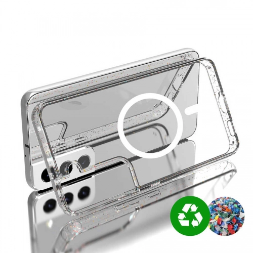 Samsung Galaxy S22 Plus Kılıf Şeffaf Magsafe Wireless Özellikli Kapak