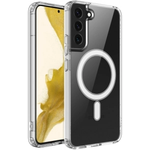 Samsung Galaxy S22 Plus Kılıf Şeffaf Magsafe Wireless Özellikli Kapak