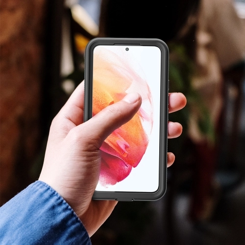 Samsung Galaxy S22 Plus Kılıf Zore 1-1 Su Geçirmez Kılıf - Siyah