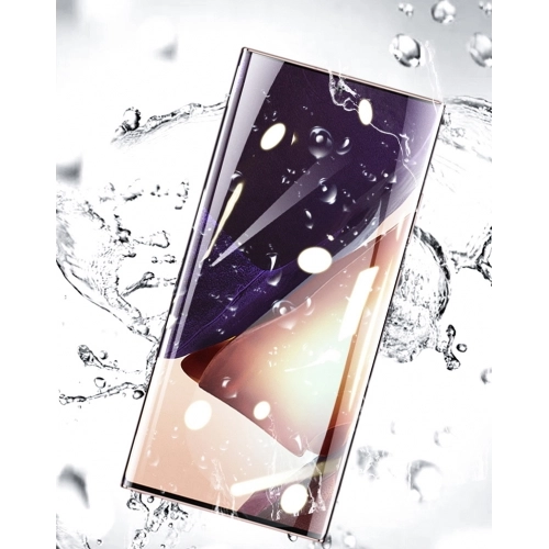 Samsung Galaxy S22 Ultra Esnek Süper Pet Jelatin Ekran Koruyucu - Siyah