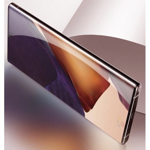 Samsung Galaxy S22 Ultra Esnek Süper Pet Jelatin Ekran Koruyucu - Siyah