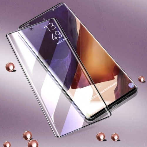 Samsung Galaxy S22 Ultra Esnek Süper Pet Jelatin Ekran Koruyucu - Siyah