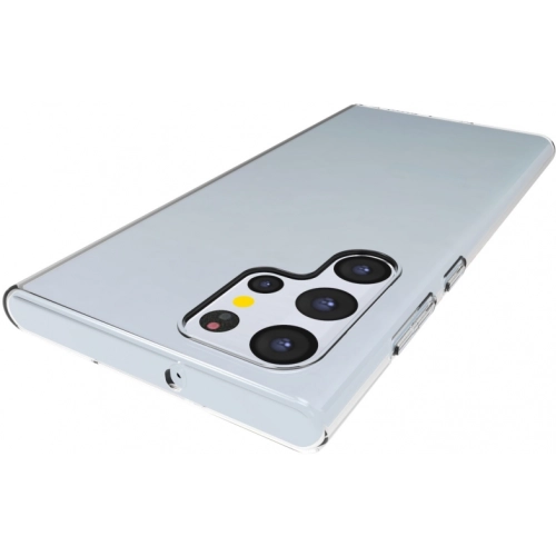 Samsung Galaxy S22 Ultra Kılıf Kamera Korumalı Esnek Silikon Kapak - Şeffaf