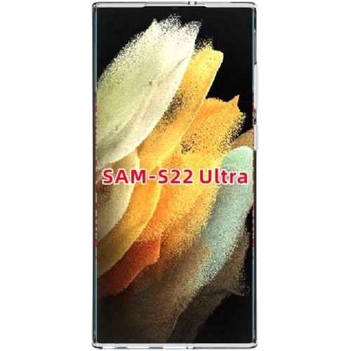 Samsung Galaxy S22 Ultra Kılıf Kamera Korumalı Esnek Silikon Kapak - Şeffaf