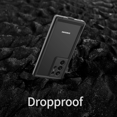 Samsung Galaxy S22 Ultra Kılıf Zore 1-1 Su Geçirmez Kılıf - Siyah