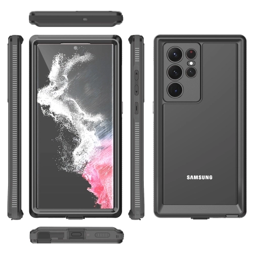 Samsung Galaxy S22 Ultra Kılıf Zore 1-1 Su Geçirmez Kılıf - Siyah