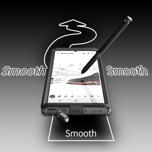 Samsung Galaxy S22 Ultra Kılıf Zore 1-1 Su Geçirmez Kılıf - Siyah