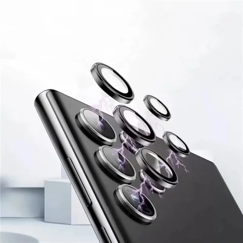 Samsung Galaxy S23 FE Kamera Lens Koruyucu Cam Filmi - Gold