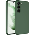 Samsung Galaxy S23 FE Kılıf İçi Kadife Mat Mara Lansman Silikon Kapak  - Koyu Yeşil