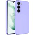 Samsung Galaxy S23 FE Kılıf İçi Kadife Mat Mara Lansman Silikon Kapak  - Lila