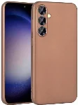 Samsung Galaxy S23 FE Kılıf İnce Mat Esnek Silikon - Rose Gold