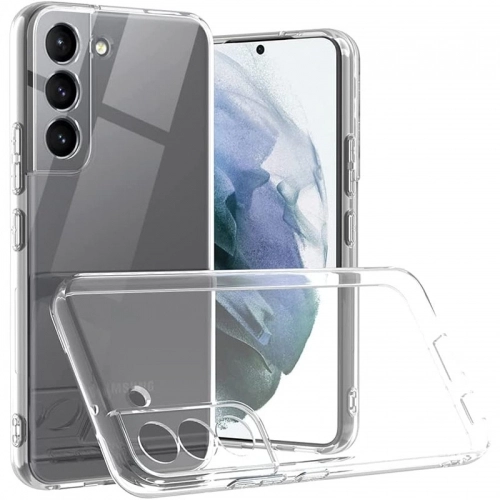 Samsung Galaxy S23 FE Kılıf Kamera Korumalı Esnek Silikon Kapak - Şeffaf