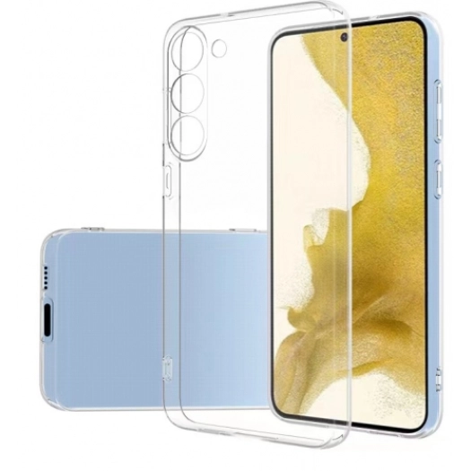 Samsung Galaxy S23 FE Kılıf Kamera Korumalı Esnek Silikon Kapak - Şeffaf