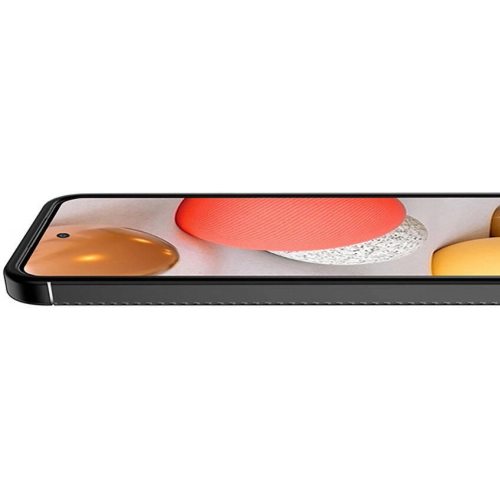 Samsung Galaxy S23 FE Kılıf Silikon Parmak İzi Bırakmayan Karbon Soft Negro Kapak - Siyah