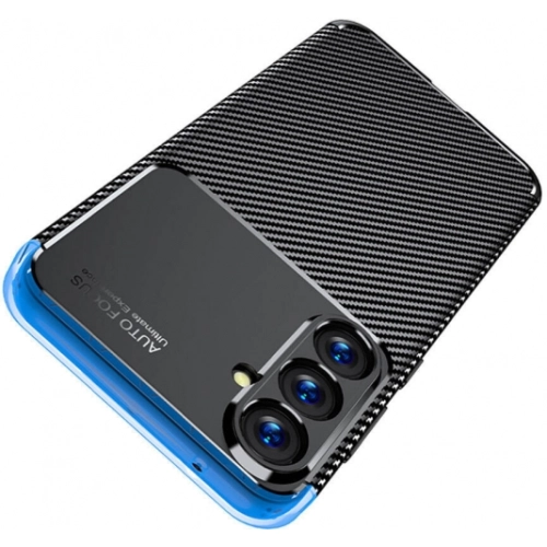 Samsung Galaxy S23 FE Kılıf Silikon Parmak İzi Bırakmayan Karbon Soft Negro Kapak - Siyah