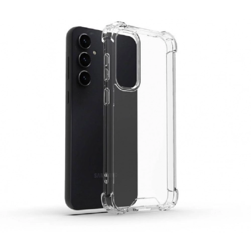 Samsung Galaxy S23 FE Kılıf Silikon Köşe Korumalı Airbag Darbe Emici Kapak - Şeffaf