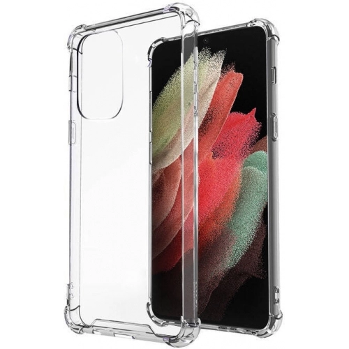 Samsung Galaxy S23 FE Kılıf Silikon Köşe Korumalı Airbag Darbe Emici Kapak - Şeffaf