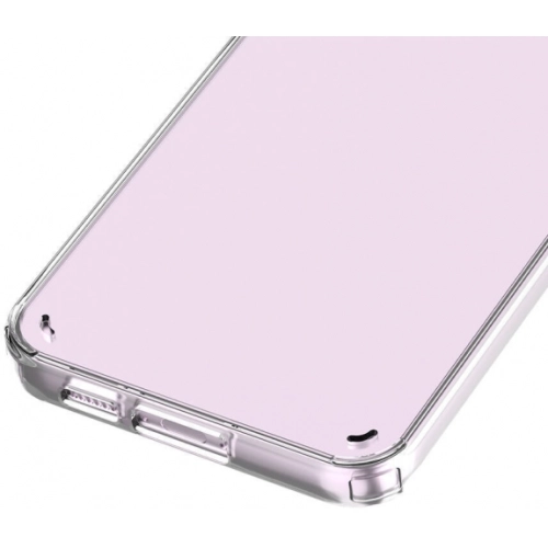 Samsung Galaxy S23 FE Kılıf Lux Korumalı Kenarları Silikon Arkası Sert Coss Kapak - Şeffaf